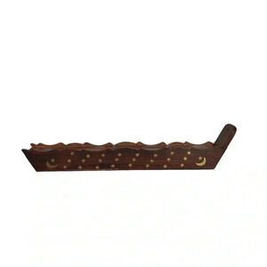 Home Decor Moon Star Incense‎ Wooden Base